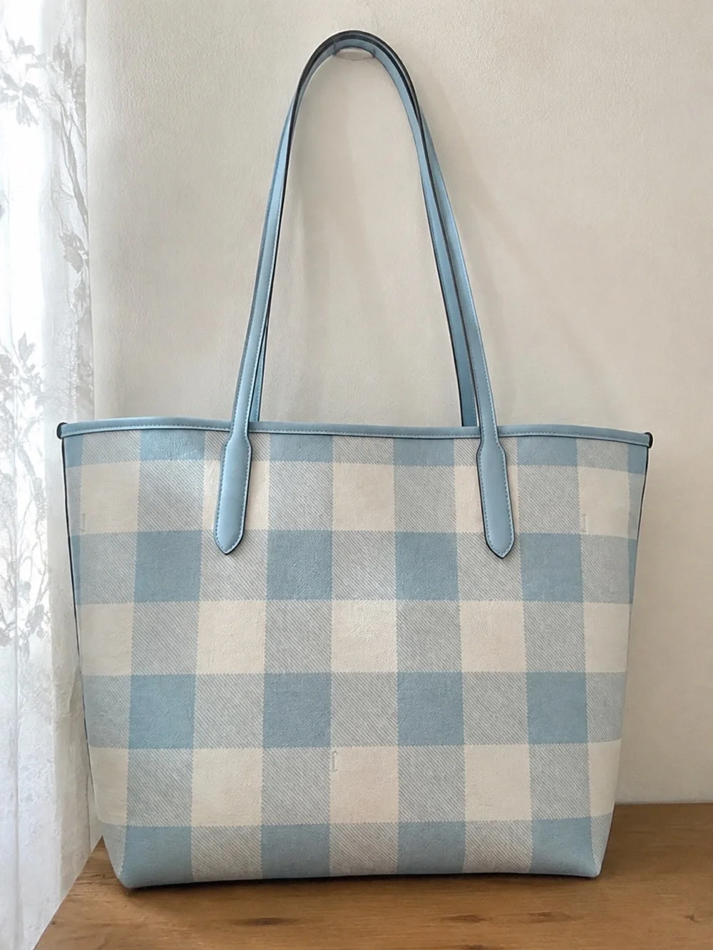 Coach leather trimmed
